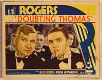 1d248 DOUBTING THOMAS LC '35 great close up of Will Rogers in tuxedo in audience!