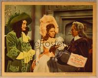 1d269 FOREVER AMBER LC #7 '47 Preminger, George Sanders in period costume watches Linda Darnell!