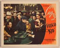1d274 FRISCO KID LC R44 James Cagney in saloon catches crooked dealer while gambling at faro!