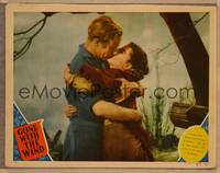 1d297 GONE WITH THE WIND LC '40 close up of Vivien Leigh kissing taken Leslie Howard!