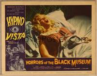 1d315 HORRORS OF THE BLACK MUSEUM LC #7 '59 June Cunningham has FEAR beyond belief!