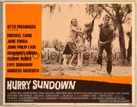 1d319 HURRY SUNDOWN LC #6 '67 John Phillip Law runs from mother with children, Otto Preminger!