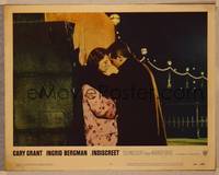 1d328 INDISCREET LC #1 '58 c/u of Cary Grant & Ingrid Bergman, directed by Stanley Donen!