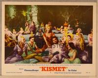 1d353 KISMET LC #8 '56 Howard Keel surrounded by a harem a beautiful girls!