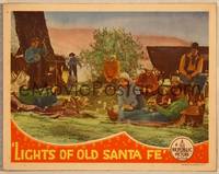 1d362 LIGHTS OF OLD SANTA FE LC '44 Roy Rogers & men rest by campfire!