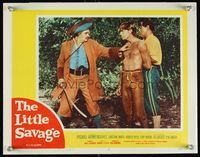 1d363 LITTLE SAVAGE LC #2 '59 pirate Pedro Armendariz threatens man with sword!