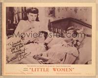 1d033 LITTLE WOMEN signed LC #5 R62 by Margaret O'Brien, who's being put to bed by June Allyson!