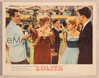 1d367 LOLITA LC #5 '62 Stanley Kubrick, James Mason & Shelley Winters talk to Sue Lyon at dance!