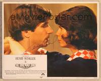 1d042 ONE & ONLY signed LC #8 '78 by Henry Winkler, who's in extreme close up with Kim Darby!