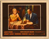 1d045 PETE KELLY'S BLUES signed LC #5 '55 by Janet Leigh, smiling at table with Andy Devine!