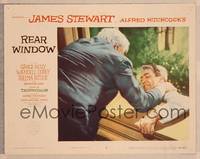 1d465 REAR WINDOW LC #3 '54 Alfred Hitchcock, Raymond Burr pushes Jimmy Stewart out of window!