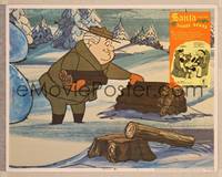 1d475 SANTA & THE THREE BEARS LC #2 '70 great cartoon image of forest ranger gathering firewood!