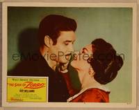 1d487 SIGN OF ZORRO LC #4 '60 Walt Disney, romantic close up of Guy Williams & sexy lady!