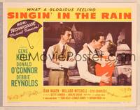 1d489 SINGIN' IN THE RAIN LC #5 '52 Donald O'Connor watches Gene Kelly & Debbie Reynolds kissing!