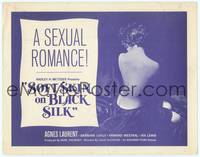 1d117 SOFT SKIN ON BLACK SILK TC '63 Radley Metzger, classic sexy image, a sexual romance!