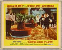 1d498 SOME LIKE IT HOT LC #2 '59 Tony Curtis & Jack Lemmon in drag running from bad guys!
