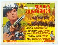 1d119 SON OF A GUNFIGHTER TC '66 Russ Tamblyn as Johnny Ketchum, Kieron Moore, cool western art!