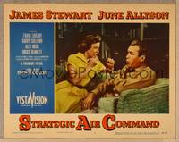 1d513 STRATEGIC AIR COMMAND LC #7 '55 June Allyson is sorry for hitting pilot James Stewart!