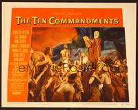 1d527 TEN COMMANDMENTS LC #7 '56 best image of Charlton Heston with the tablets, Cecil B. DeMille