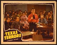 1d533 TEXAS TERRORS LC '40 cowboy Don Red Barry makes a speech in courtroom!