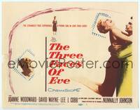 1d132 THREE FACES OF EVE TC '57 David Wayne, Joanne Woodward has multiple personalities!