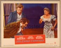 1d565 UNDER CAPRICORN LC #6 '49 Ingrid Bergman & Joseph Cotten watch Michael Wilding double over!