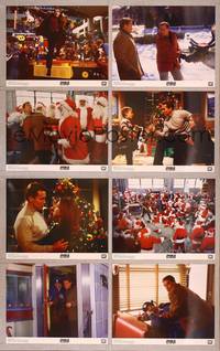 1e325 JINGLE ALL THE WAY 8 color 11x14 stills '96 Arnold Schwarzenegger, Sinbad, two dads & 1 toy!