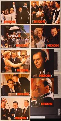 1e052 NIXON 9 color 11x14 stills '95 Anthony Hopkins as Richard Nixon, directed by Oliver Stone!