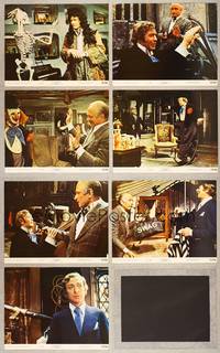 1e645 SLEUTH 7 color 11x14 stills '72 wacky images of Laurence Olivier & Michael Caine!