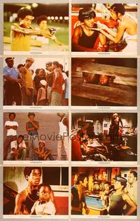 1e535 TOGETHER BROTHERS 8 color 11x14 stills '74 shot down in the ghetto!