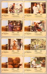 1e425 OUT OF AFRICA 8 English LCs '85 Robert Redford & Meryl Streep, directed by Sydney Pollack!