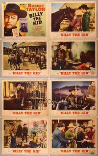 1e102 BILLY THE KID 8 LCs R55 Robert Taylor as the most notorious outlaw in the West!