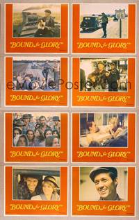 1e115 BOUND FOR GLORY 8 LCs '76 great images of David Carradine as folk singer Woody Guthrie!