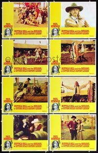 1e127 BUFFALO BILL & THE INDIANS 8 LCs '76 Burt Lancaster, Paul Newman as William F. Cody!