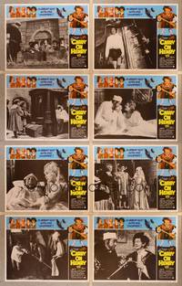 1e129 CARRY ON HENRY VIII 8 LCs '72 Sidney James, Gerald Thomas historic English comedy!