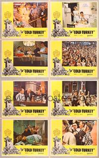 1e141 COLD TURKEY 8 LCs '71 Dick Van Dyke & entire town quits smoking cigarettes!