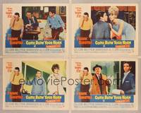 1e796 COME BLOW YOUR HORN 4 LCs '63 Frank Sinatra, Jill St. John, from Neil Simon's play!