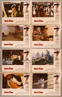 1e153 CROSS OF IRON 8 LCs '77 Sam Peckinpah, Tanenbaum border art of fallen WWII Nazi soldier!