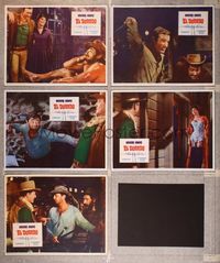 1e730 EL DORADO 5 LCs '66 John Wayne, Robert Mitchum, Howard Hawks directed western!