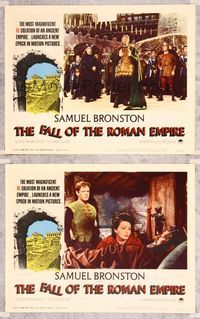 1e980 FALL OF THE ROMAN EMPIRE 2 LCs '64 directed by Anthony Mann, pretty Sophia Loren!