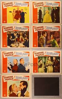 1e617 FOREVER FEMALE 7 LCs '54 Ginger Rogers, William Holden, Paul Douglas, Pat Crowley!