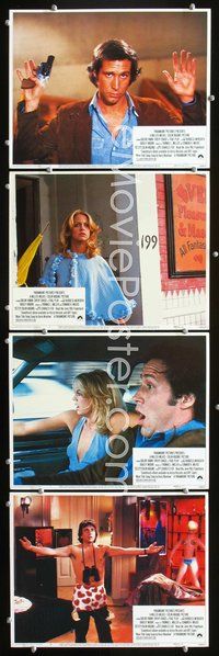 1e808 FOUL PLAY 4 LCs '78 Goldie Hawn, Chevy Chase, Dudley Moore in boxers!