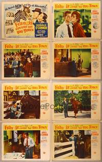1e224 FRANCIS COVERS THE BIG TOWN 8 LCs '53 the talking mule, Donald O'Connor, Yvette Dugay!