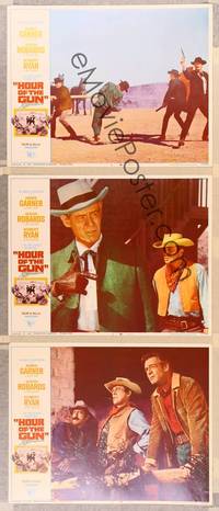 1e897 HOUR OF THE GUN 3 LCs '67 James Garner as Wyatt Earp, John Sturges, was he a hero or killer?