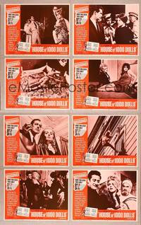 1e294 HOUSE OF 1000 DOLLS 8 LCs '67 Vincent Price, Martha Hyer, traffic in human flesh!