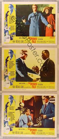 1e902 IPCRESS FILE 3 LCs '65 Michael Caine in the spy story of the century!