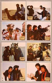 1e314 ISHTAR 8 LCs '87 wacky images of Warren Beatty & Dustin Hoffman in enormous desert!