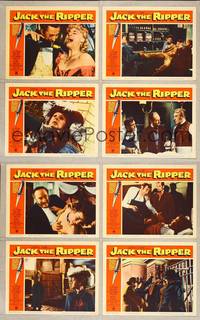 1e322 JACK THE RIPPER 8 LCs '60 American detective helps Scotland Yard find fabled killer!