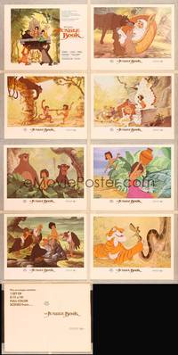 1e329 JUNGLE BOOK 8 LCs R84 Walt Disney cartoon classic, great art of all characters!