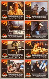 1e330 JURASSIC PARK 8 LCs '93 Steven Spielberg, Richard Attenborough re-creates dinosaurs!
